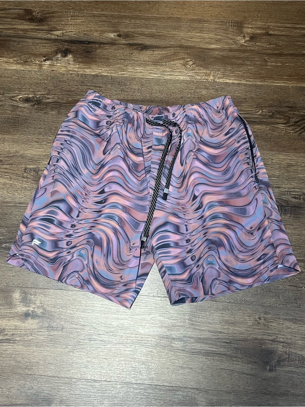 Fabletics Men’s Shorts Chrome Wave XL Lined